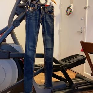 True Religion low rise women’s jeans. Size 24